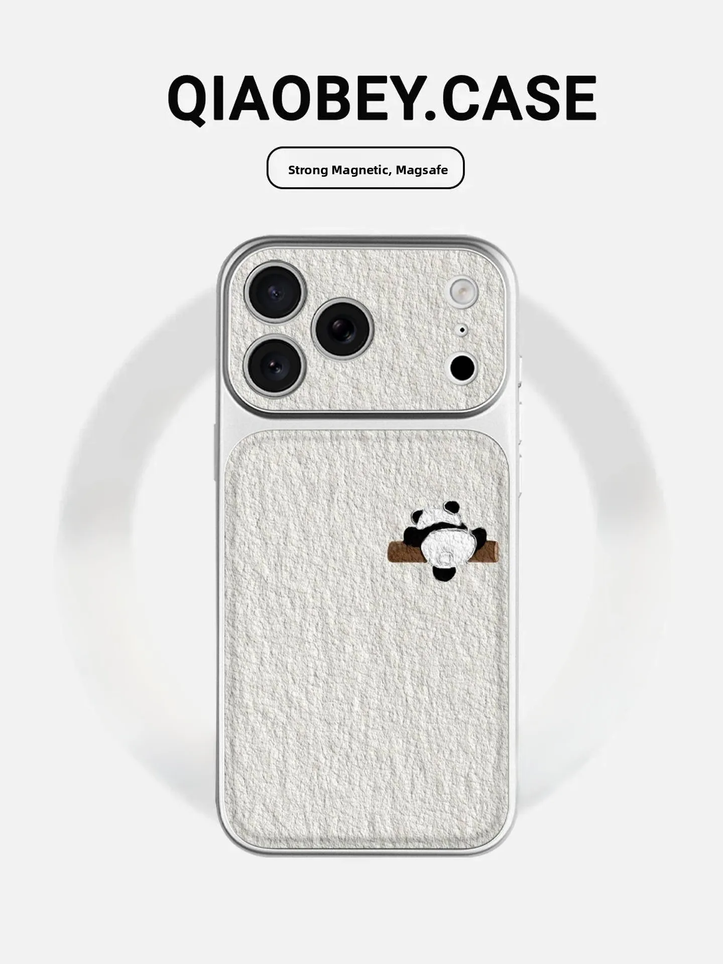 

Cute Cartoon Fisherman Panda Phone Case Full Lens Protection for iPhone 17 pro Max Women's Style Instant Transformation