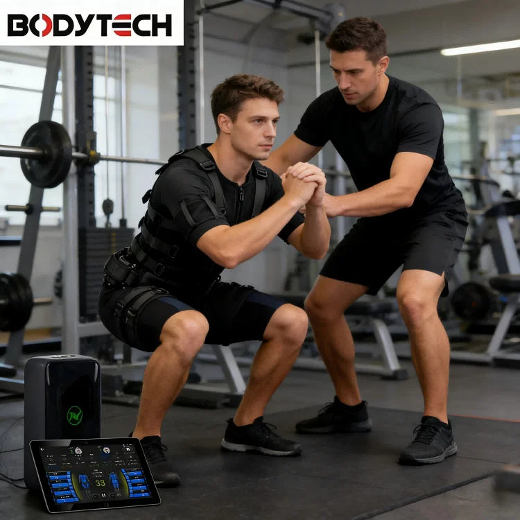 Electrical Stimulation EMS Training with EMS Body Suit for Gym Business Growth