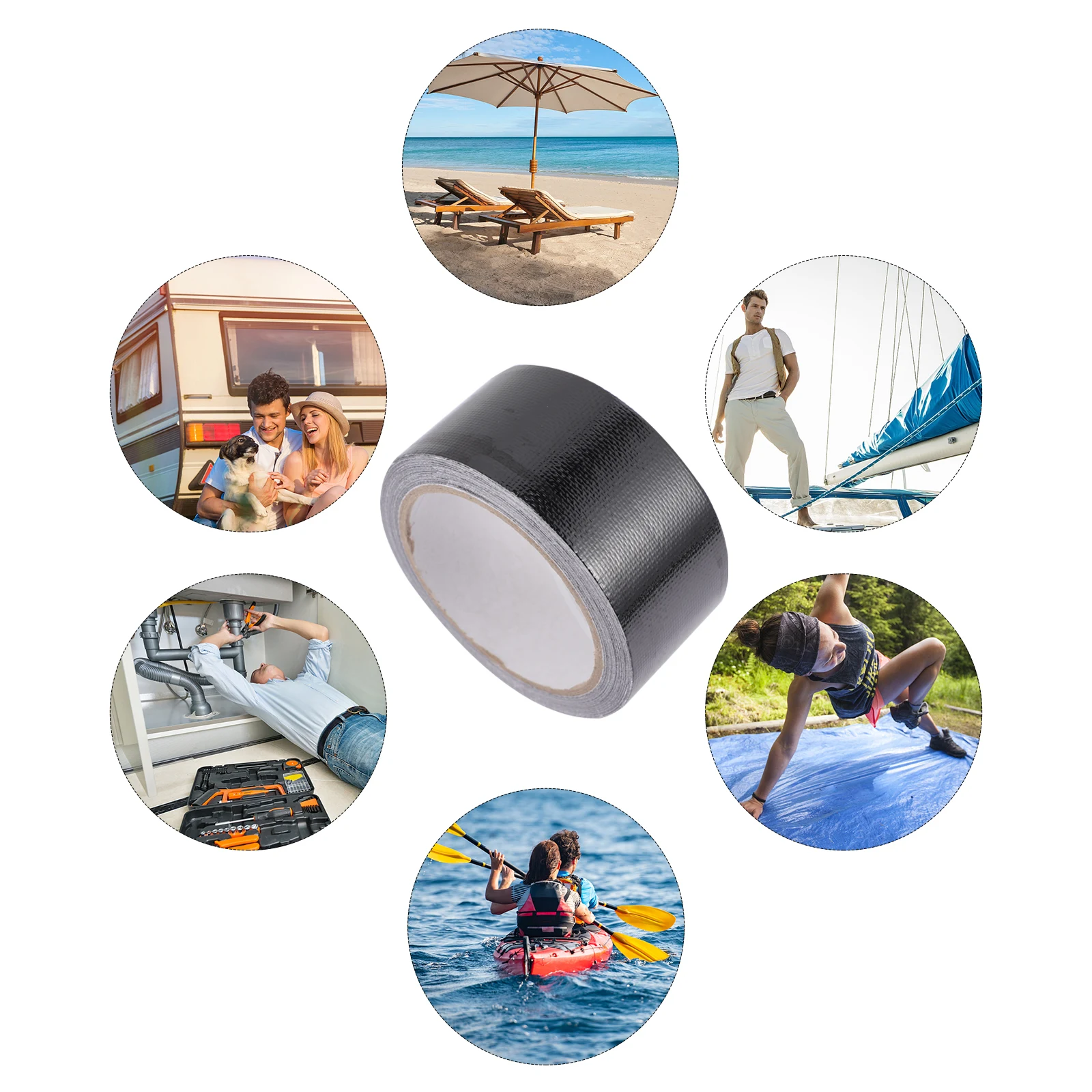

Water Tape Leak-proof Tarpaulin Waterproof Adhesive for Roofs Polyethylene Material Repair Sealing