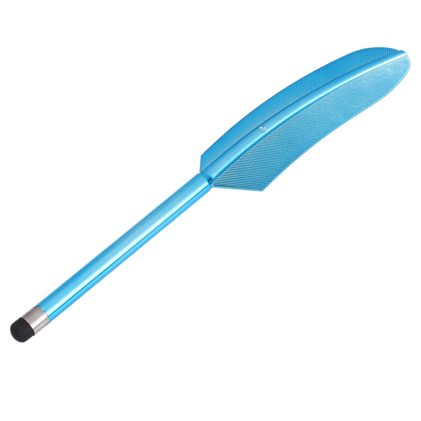 10 x Colorful Feather Handle Portable Stylus/Stylus Touch Pen Multi-function Earphone Plug Protection Cap Headset for Smartphone