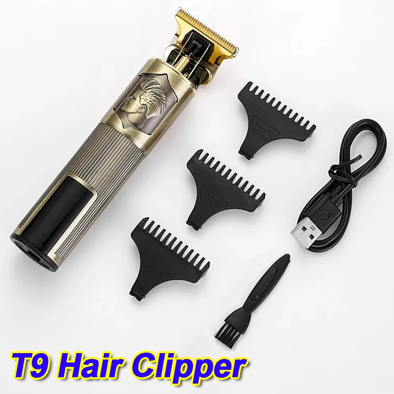 2026 Hot Sale Vintage T9 Hair Clipper Beard Shaving Body Hair Trimmer Clippers Electric Men Haircut Machine Barber Shaver