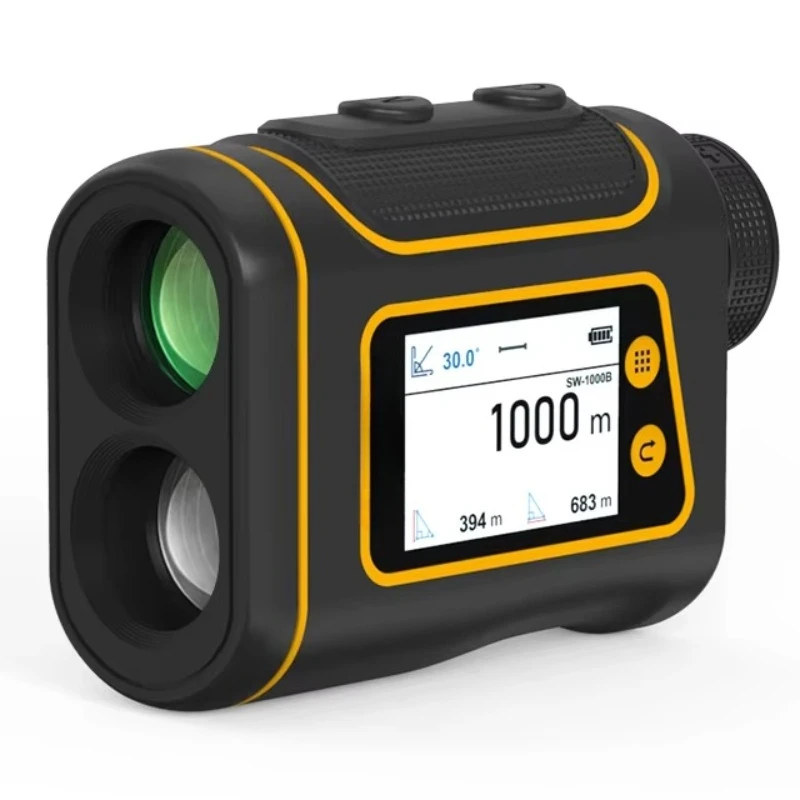 

Laser rangefinder 1500 meters LCD handheld universal serial bus long distance rangefinder