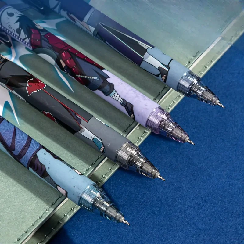 

Naruto Gel Pens for School Supplies Child Study Stationery Writing Ballpoint Pen Random Motifs Sasuke Pens 0.5mm 4 Pcs