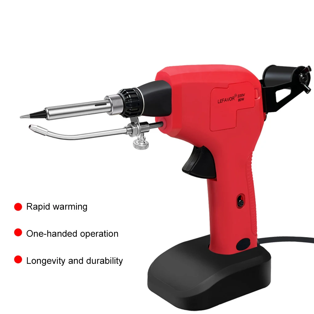 

Паяльник 80 Вт, ручной паяльник с внутренним нагревом, автоотправка, оловянный пистолет, портативные сварочные инструменты для ремонта