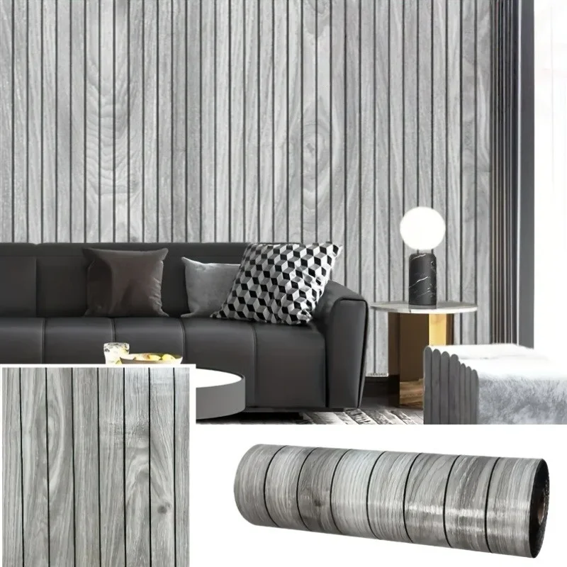 1 Roll 40x300cm Self-Adhesive 3D Imitation Grill Wallpaper Peel And Stick, Thickened, Easy to Install, Suitable for Living Room