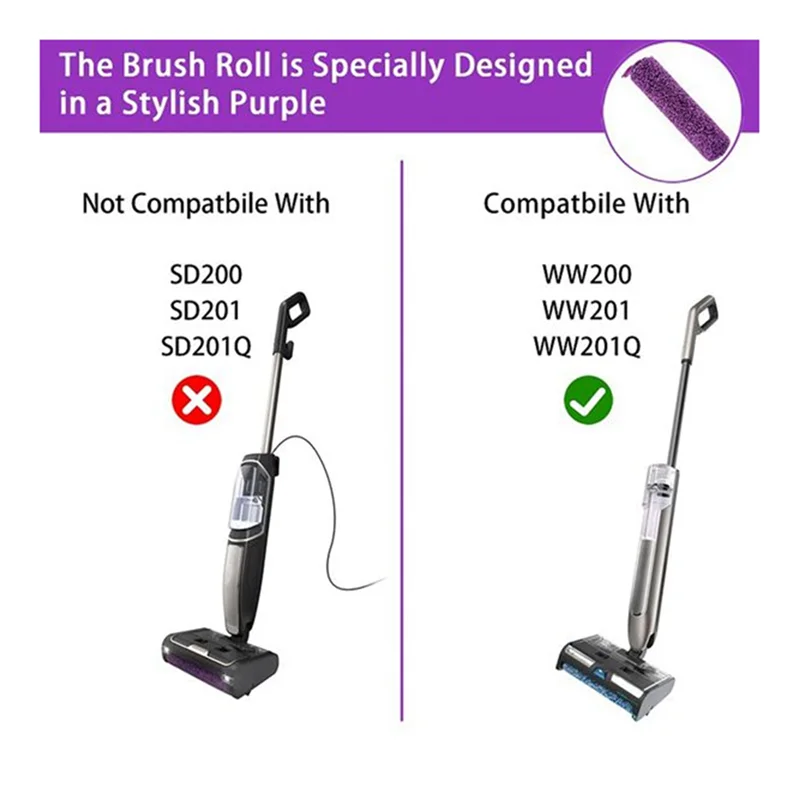 فرشاة رئيسية للمكنسة الكهربائية المستقرة لـ Shark SD200/SD201/SD201C/SD201Q/SD205 مع فرشاة تنظيف
