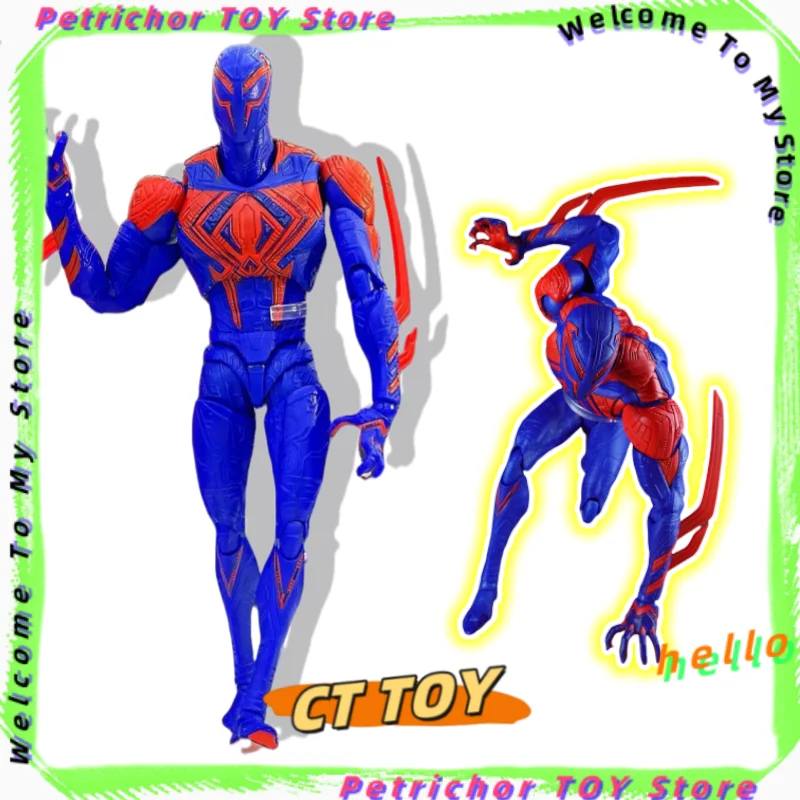 

Genuine Products Ct Instant Shipping Spiderman 2099 Ct Action Figure Across The Universe S.H.F Miguel Spiderman Figures