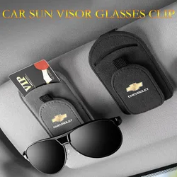 Car sun visor glasses clip suede magnetic multifunctional bracket suitable for Chevrolet Cruze TRAX Aveo Sonic Lova Sail EPICA