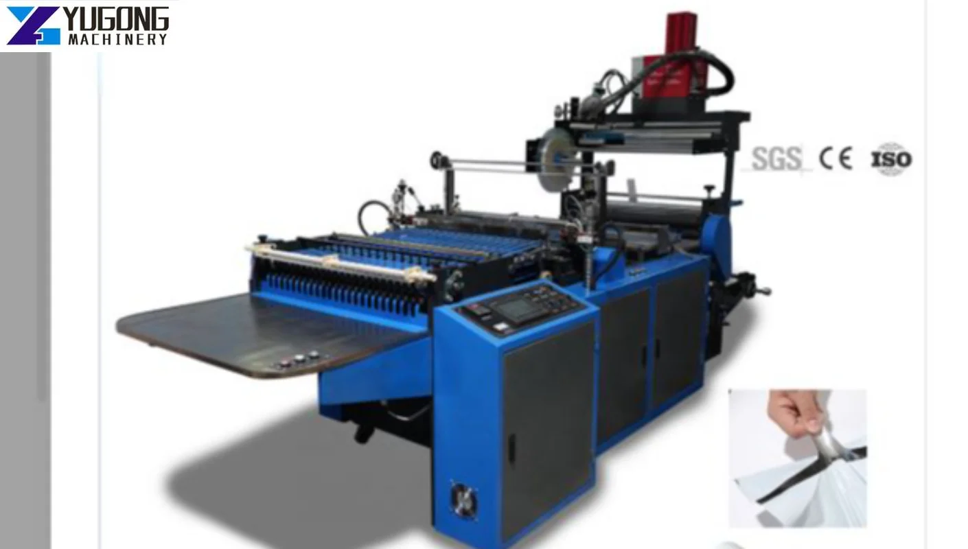 2022 Poly Mailer Express Courier Bag Side Sealing Bag Making Machine Bag Making Machine for Producing Polyethylene Envelope Bags