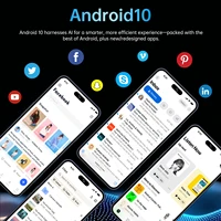 IVMI 17Pro Max Smartphones Android 10.0 Dual SIM 6.7"Display 3GB RAM 16GB ROM WIFI Bluetooth Play Store 4G Small Mobile Phone 4