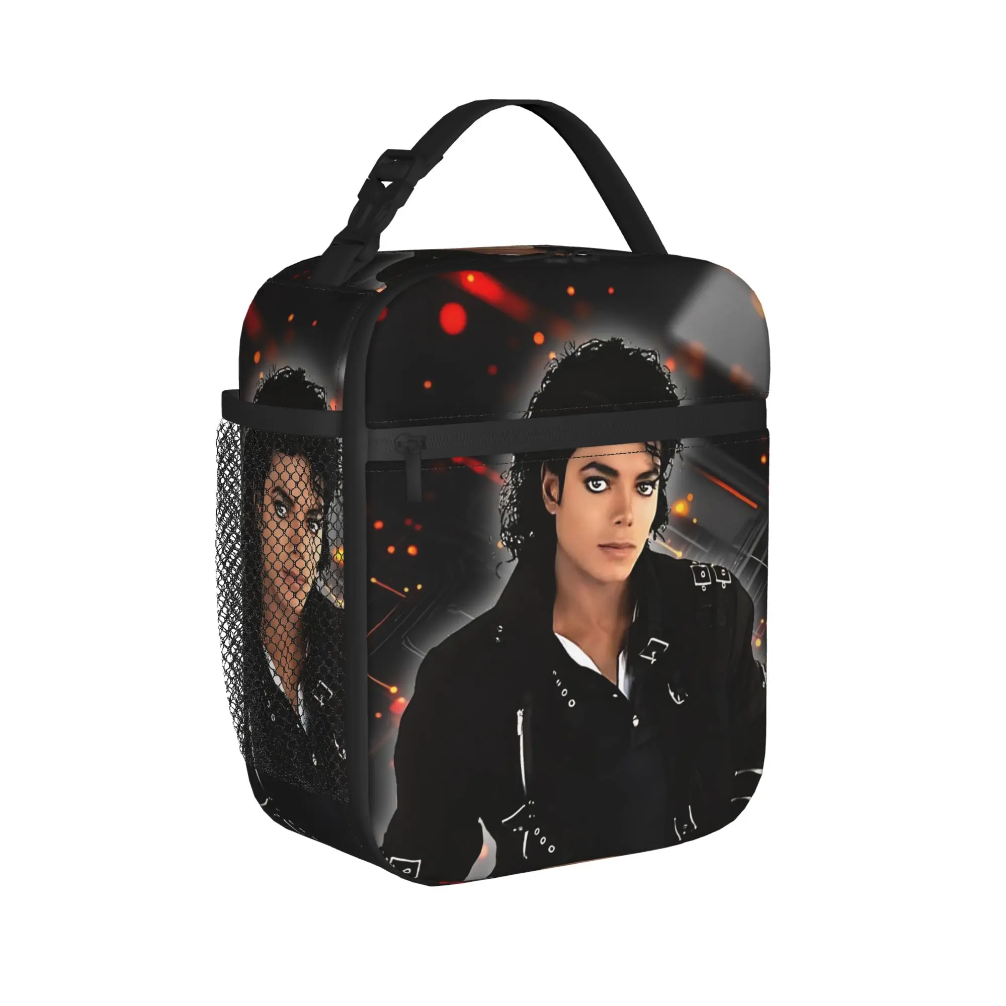 Michaels Jacksons Thermal Insulated Lunch Bag for Work  Portable Food Container Bags Cooler Thermal Food Box