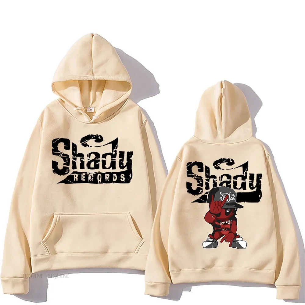 Houdini 2024 Album Printed Hoodies Eminem Shady Records Sweatshirts Streetwear Long Sleeve Casual Hip Hop Men Women Clothing