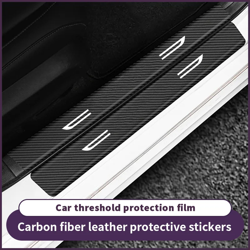 

Car door sill strip, blade white, modified door foot pedal, anti stepping, trunk scratch protection sticker