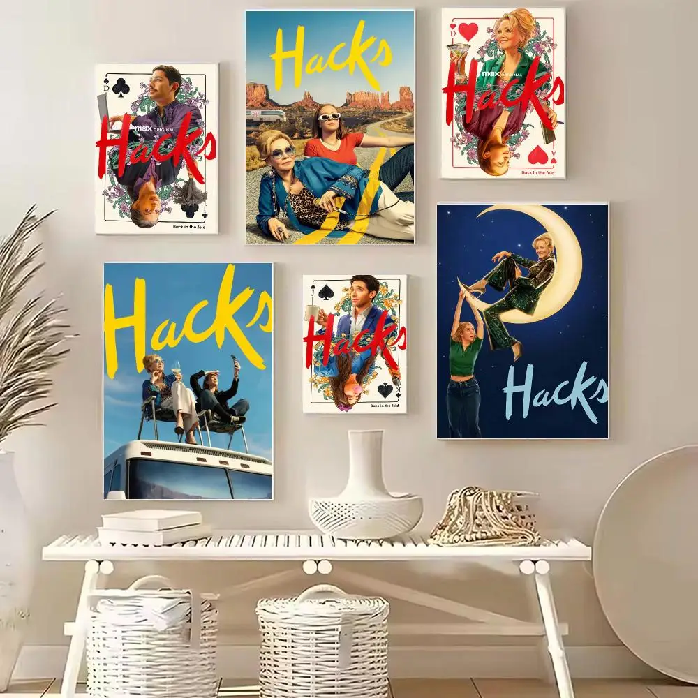 Popular Comedy Series H-Hacks Poster PP Wall Decor Posters Celebrity Art Prints Aesthetic Wall Art Bedroom Office Home Gift