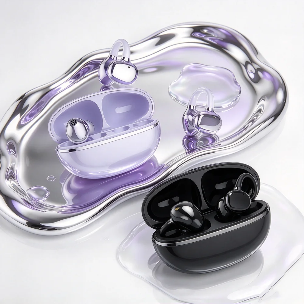 TWS Wireless Earbuds Fone Bluetooth Headphones Adopt Well Tuned Acoustics Slim Housing Touch Command To Manage Audio