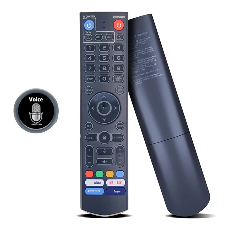 

Для VSEEBOX V3 PRO Bluetooth голосовой пульт дистанционного управления Высокопроизводительный и удобный для пользователя сменный интерфейс дистанционного управления