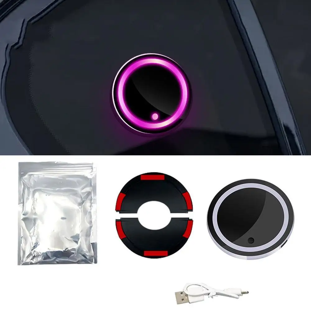 

Универсальный светодиодный автомобильный подстаканник, автомобильные подставки для бутылок, атмосферные световые коврики, 7 цветов, подстаканник, коврик, аксессуары для салона автомобиля