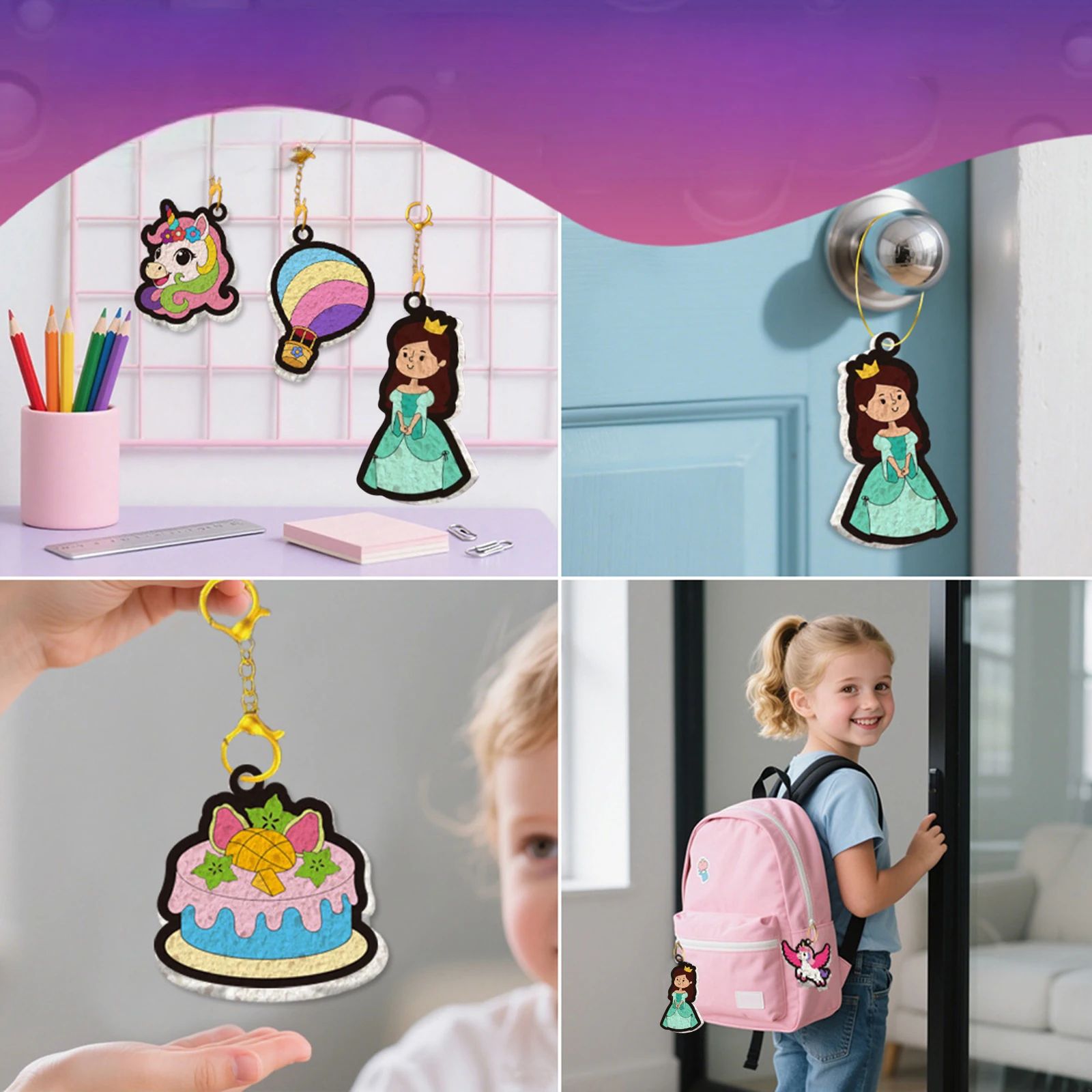 

Набор для творчества Magic Foam Texture Painting Kit: Набор для рисования Magic Puffy Paint с 12 цветными ручками, наборы для творчества своими руками, рождественский подарок для девочек и мальчиков 3-10 лет