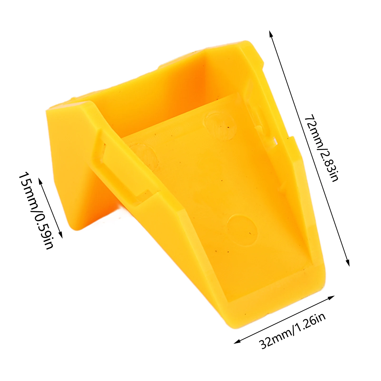 4pcs Tyre Changer Clamping Jaw Protector Plastic Yellow Wheel Rim Guard for Tire Changers Tire Changer Clamp Protective Cover