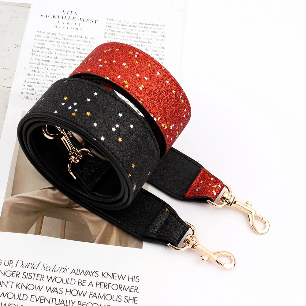 Fashion Women\'s Bag Strap Replacement Shoulder Straps Bright Star Bag Belt Luxury Handbag Parts Accessories