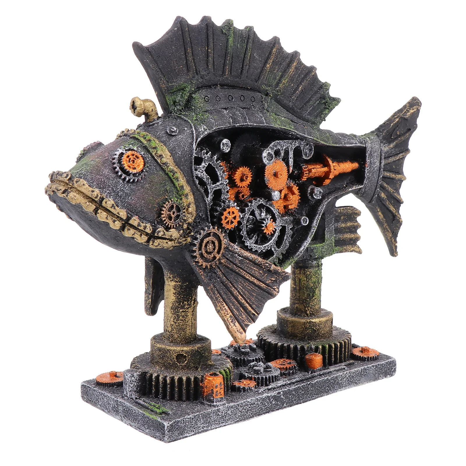 

1Pcs Fish Tank Aquarium Decoration Resin Craft Landscape Ornament Safe Environment Friendly Aquarium Hideout Creative Fish Tank