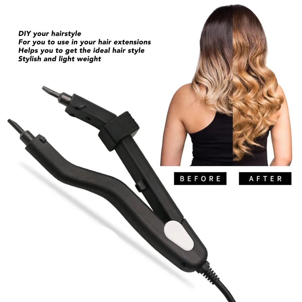 

Tongs for hair extensions Hair extensions machine connectors extension tongs Heating Tip Hair Extension Iron hot