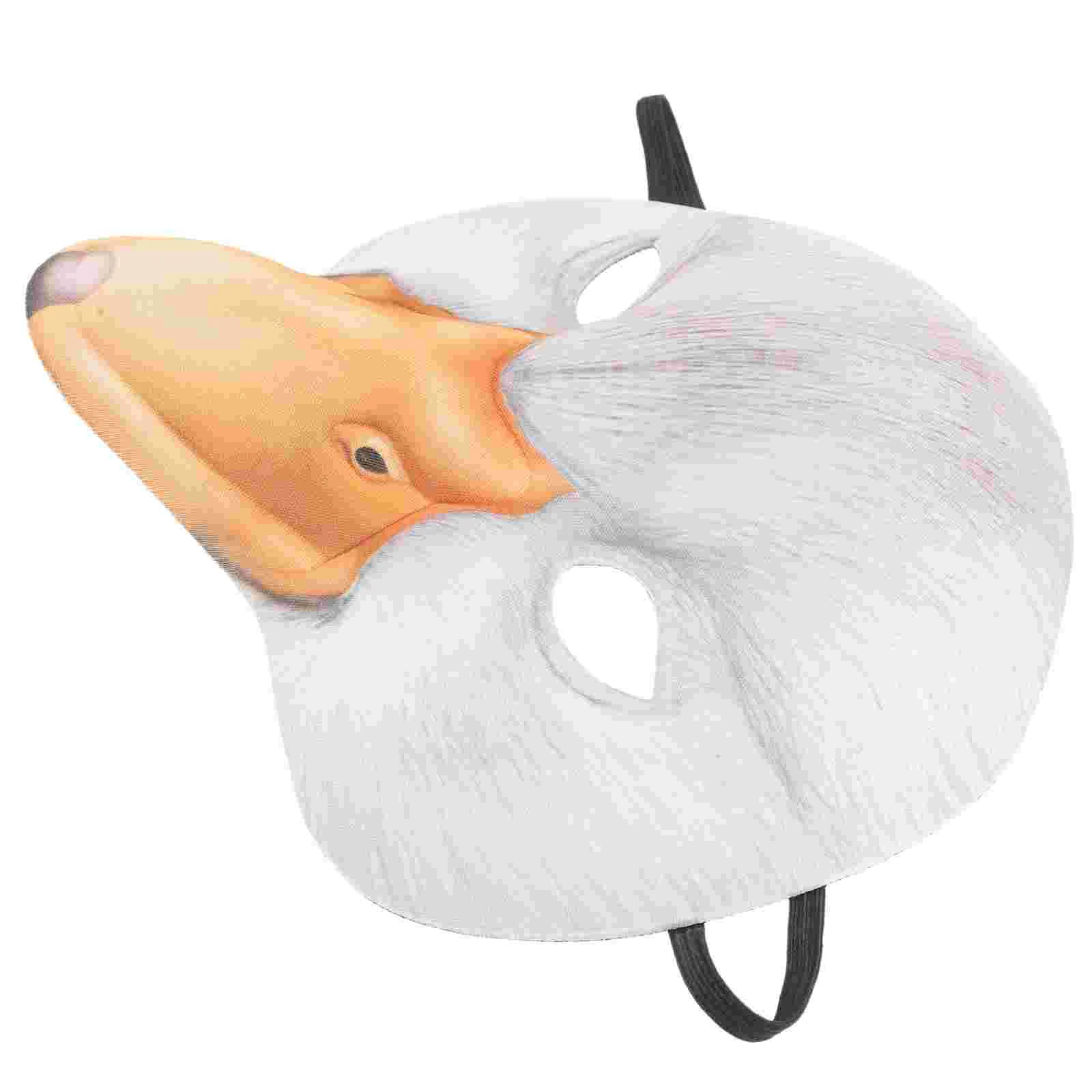 

Halloween Costumes Mask Cute Carnival Funny Masquerade Party Props Duck (white Eda18007b) Prom 195x18cm Women's Man