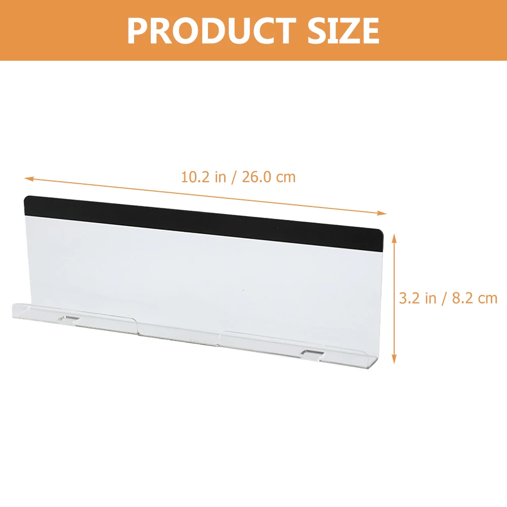 

1pcs Monitor Memo Board For Computer Screen Bottom, Transparent Note Organizer, Adhesive Message Board For Office Work, Phone