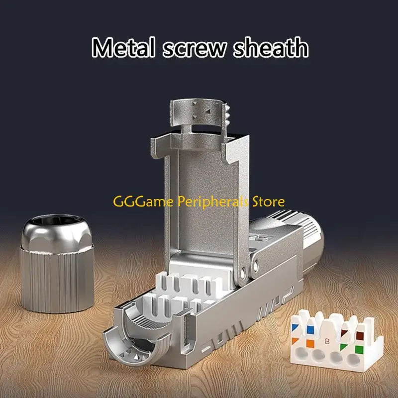 

U55b экранированный инструмент меньше rj45 соединителя для металлической оболочки Cat7 Ethernet