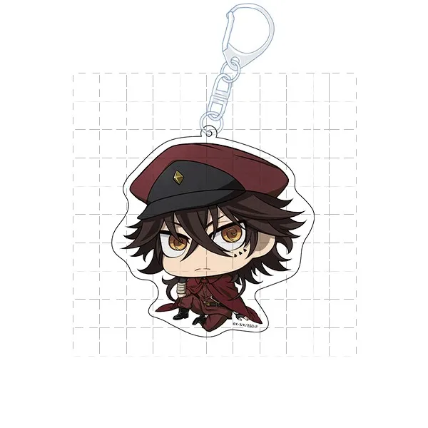 Game Nakahara Chuya Akutagawa Ryunosuke Dazai Osamu Nakajima Atsushi Keychain Doll Anime Acrylic Keyring for Gift