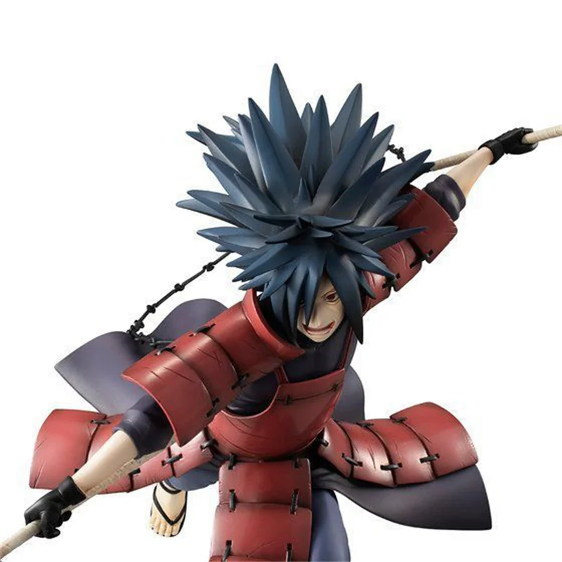 In magazzino Naruto Uchiha Madara figura Anime originale Megahouse G-E-M Ninja World Wars Collection modello figurina ornamento In scatola