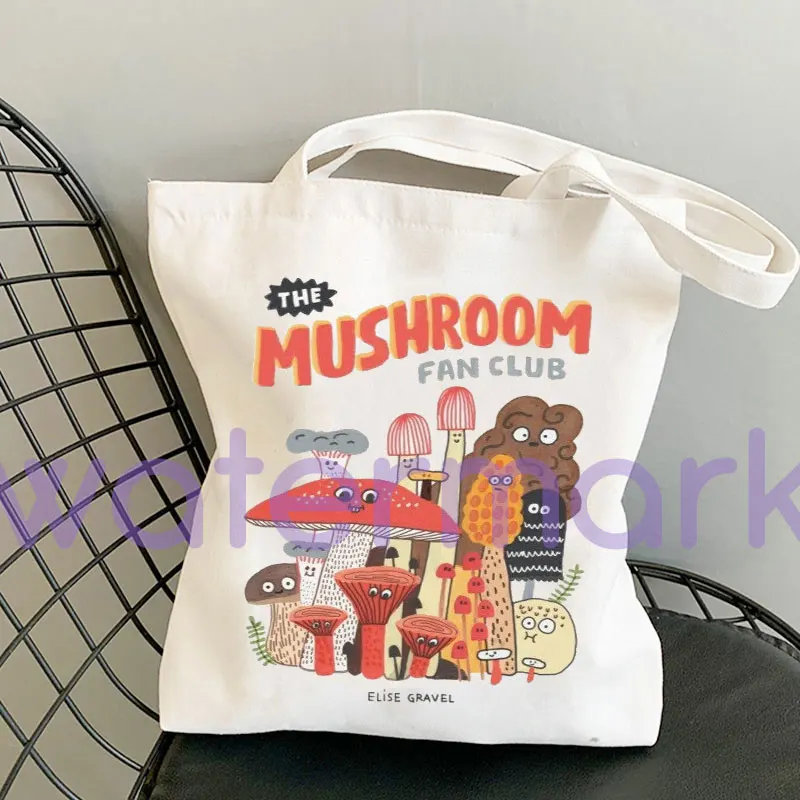 Harajuku Shopping Bag Canvas Tote Cute But Toxic Mushroom Cotton Tote Bag Cute Tote Bag Bags with Free Shipping Eco Bags for her