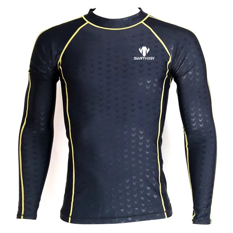 Women Men Two Pieces Swimwear Quick Dry Bathing Suit Women 2025 Rush Guard Long Sleeve for Women Men Swim Top+Long Pants