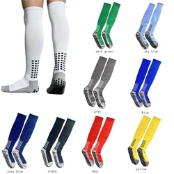 Anti Slip Soccer Knee Socks,Non Slip Football/Basketball/Hockey Sports Grip Socks 2Pairs