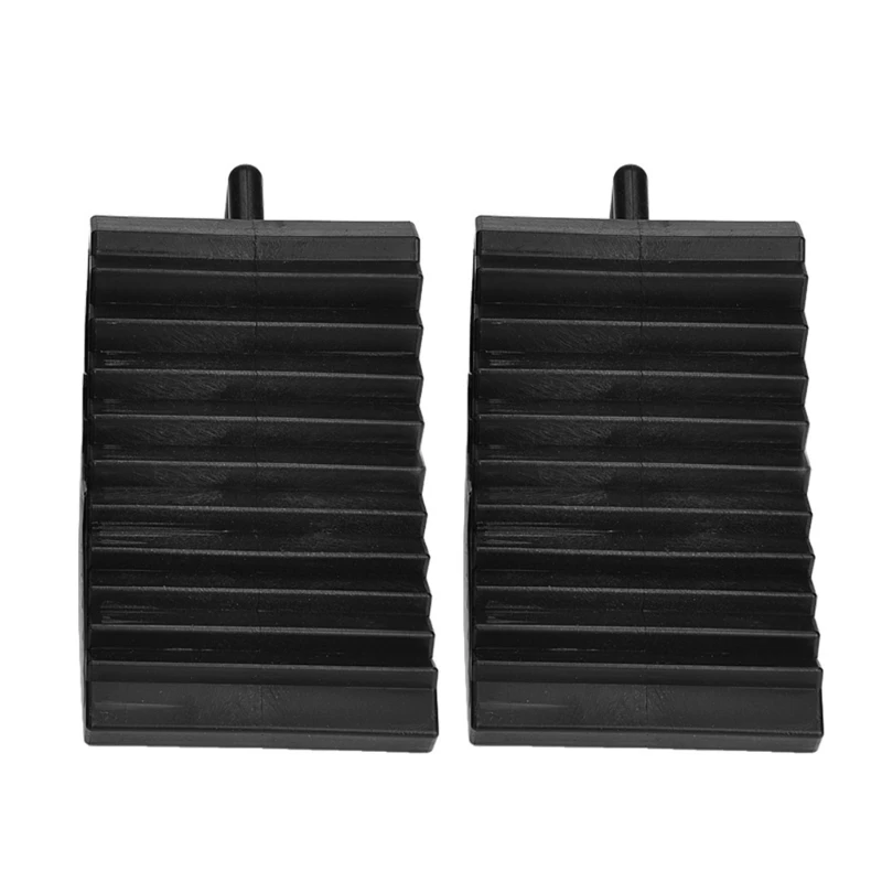 Solid Rubber Heavy Duty Wheel Chock 2Pack, 8\