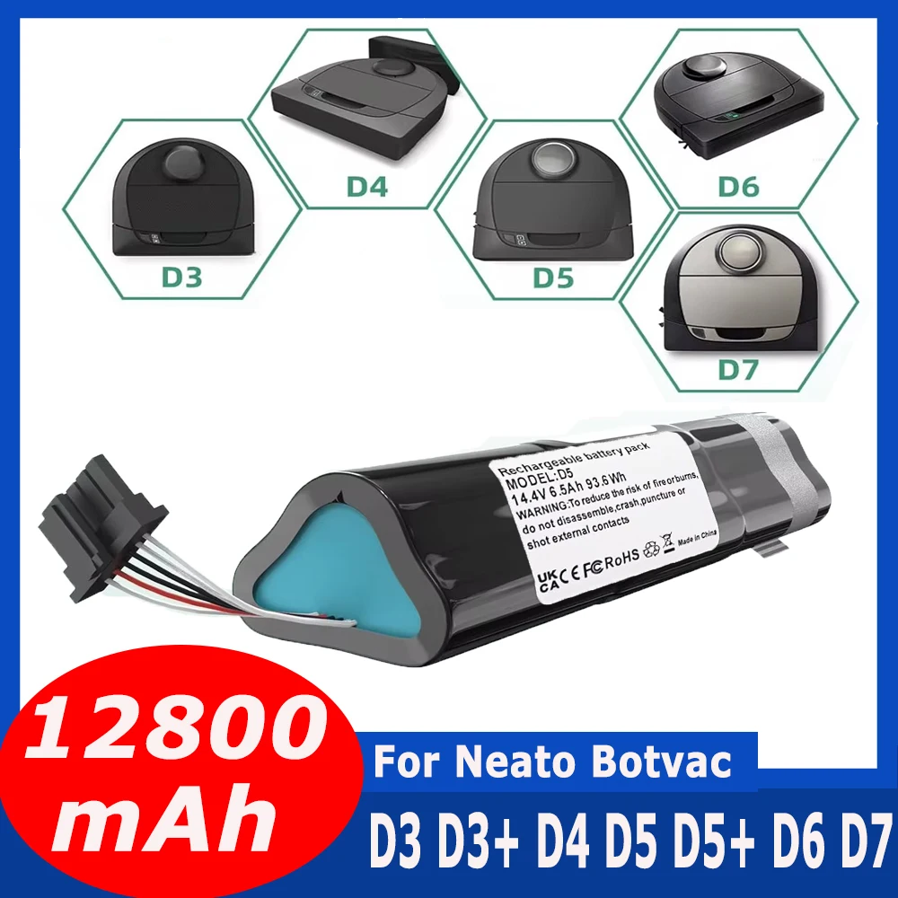 Battery 945-0225, 205-0011 for Neato Botvac Connected, D3, D3+, D4, D5, D5+, D6, D7, D301, D303,D502,D503,D701,D702,D703,D705