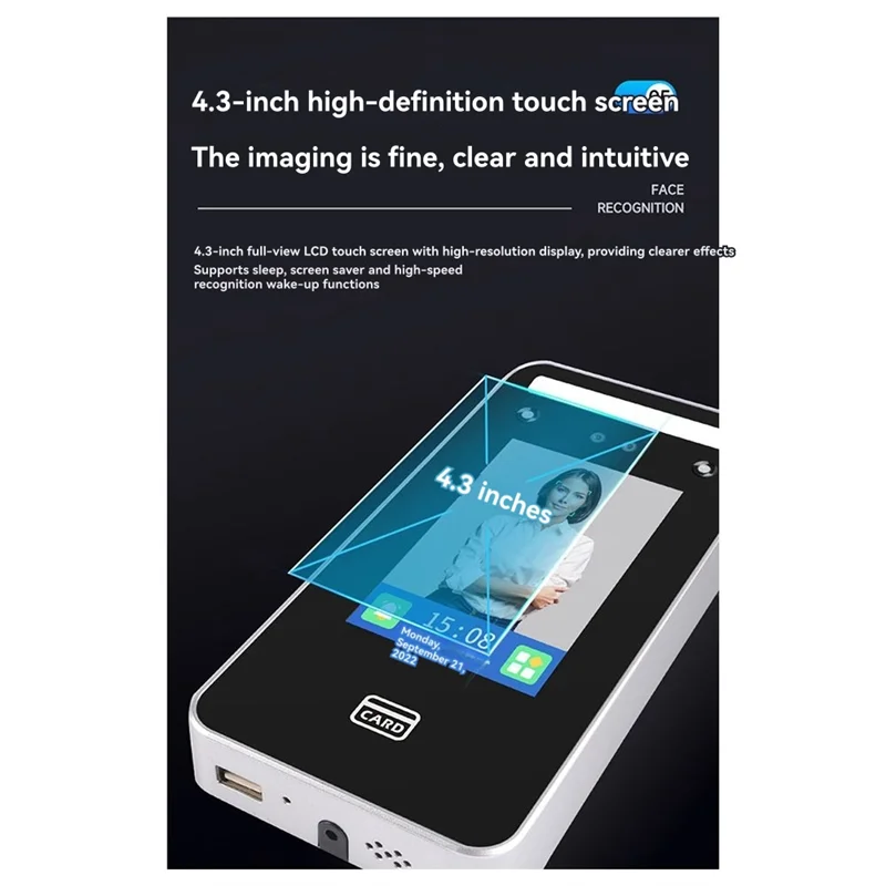 

Y45A-для защиты безопасности, настенное крепление, динамическое распознавание лиц, посещаемость Andaccess Control Machine System 2000, распознавание лиц