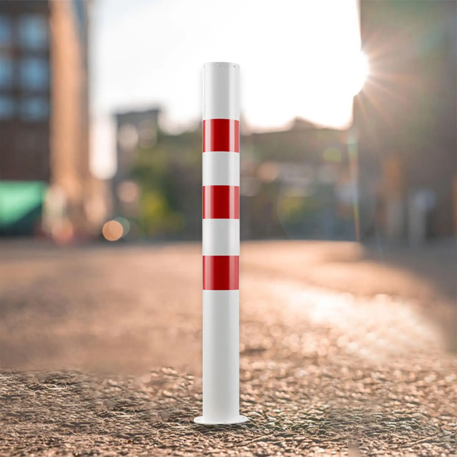 Poste de bolardo Barrera de estacionamiento profesional de 30' H para hoteles, supermercados, carriles callejeros, intersecciones de carreteras, área sensible al tráfico