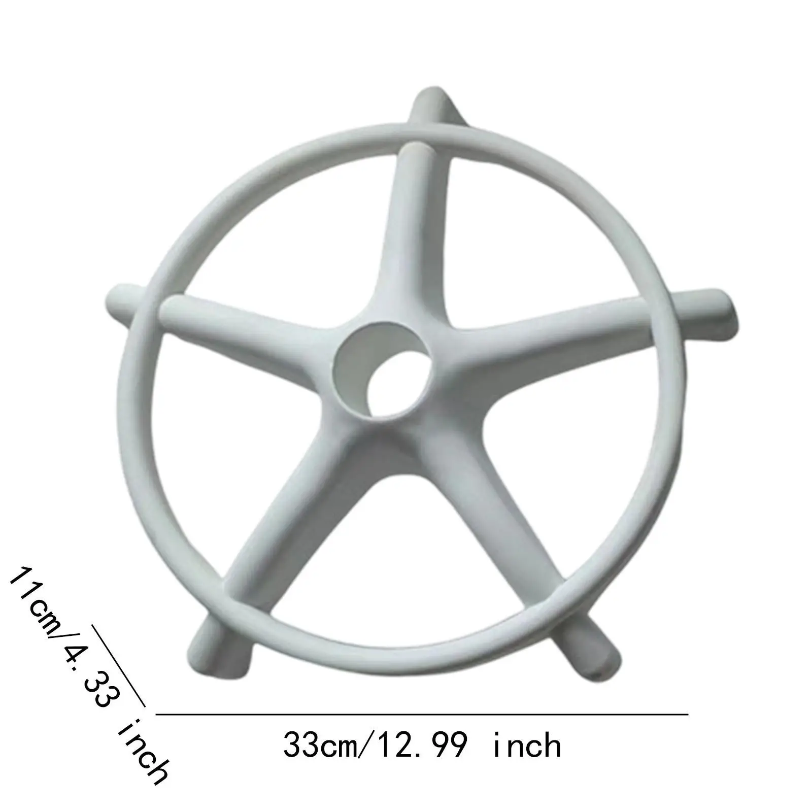 Base de cadeira de mesa Base de cadeira de jogos Cadeira de sala de reuniões Cadeira de computador Base de cadeira giratória de 13 polegadas