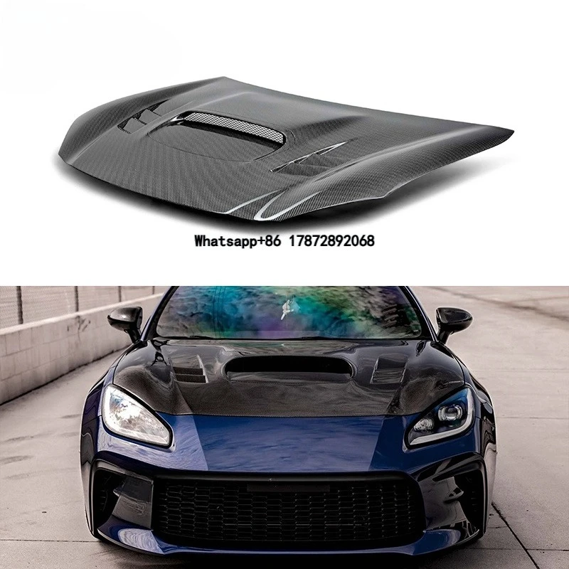 Carbon Fiber Front Hood for GR86 ZN8 BRZ ZD8  BRZ 2021-2023 Engine Cover Bonnet Car Parts Body Kit