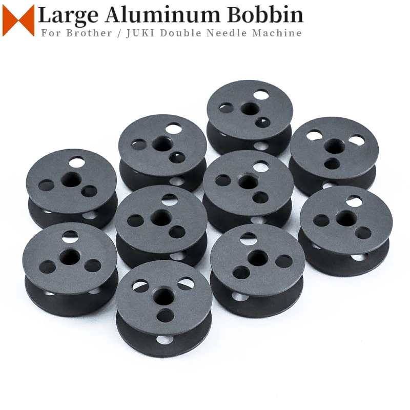 S09285001 Large Aluminum Bobbin Fit Brother LT2-B872,B875,B877,B878, JUKI LH-1182,3168 Double Needle Sewing Machine Parts