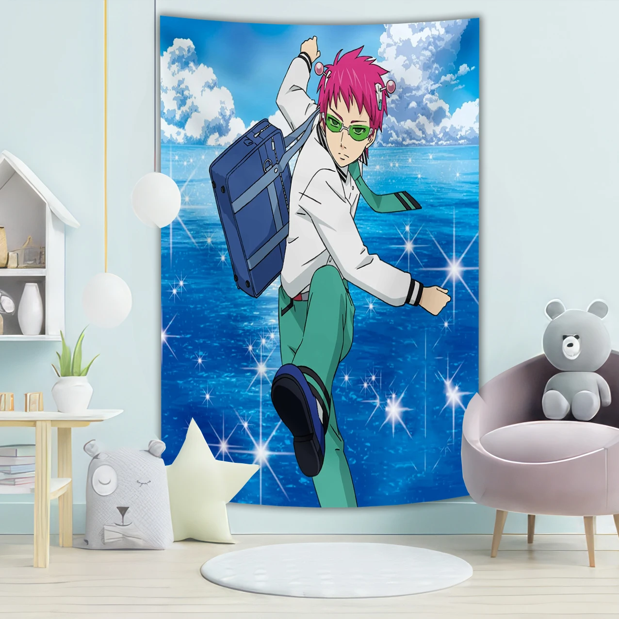 saiki-kusuo-no-sai-nan-забавный-гобелен-с-принтом-летний-костюм-kawaii-японское-аниме-большое-настенное-одеяло-для-спальни