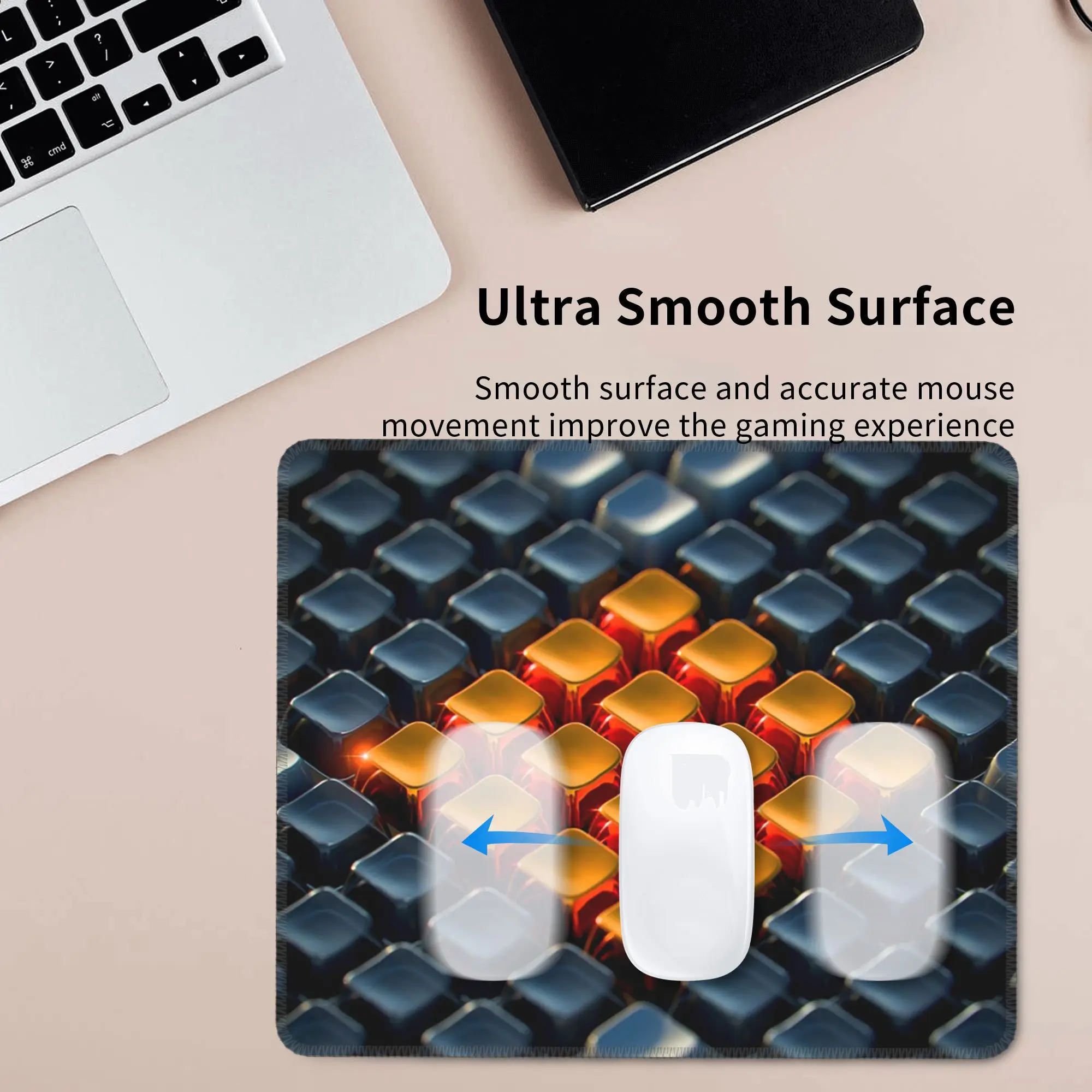 Golden Keys Mouse Pad Computer Keyboard Mouse Mat Gaming PC Laptop Desk Mat Office Accessories Table Mats