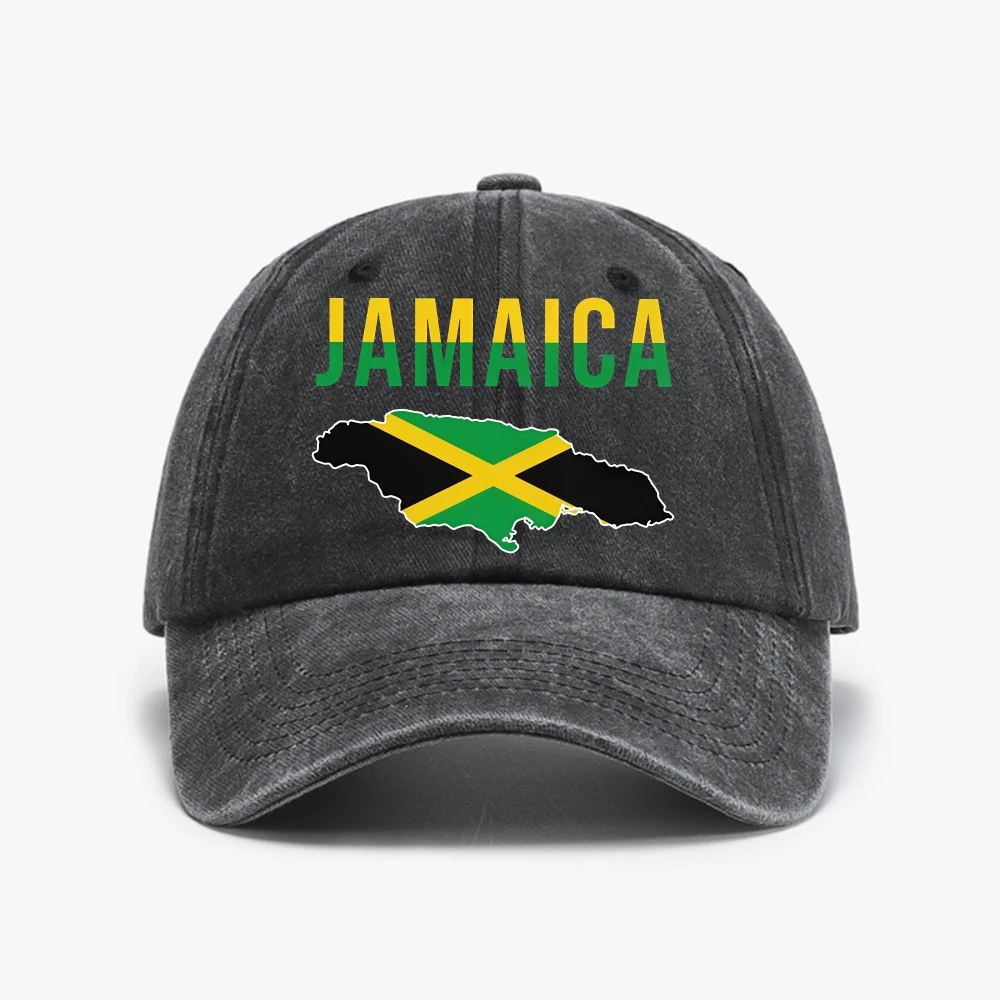 Jamaica Flag Baseball Cap Men Women's Sports Adjustable Adult Dad Hat Summer Fashion Outdoor Washed cowboy Caps