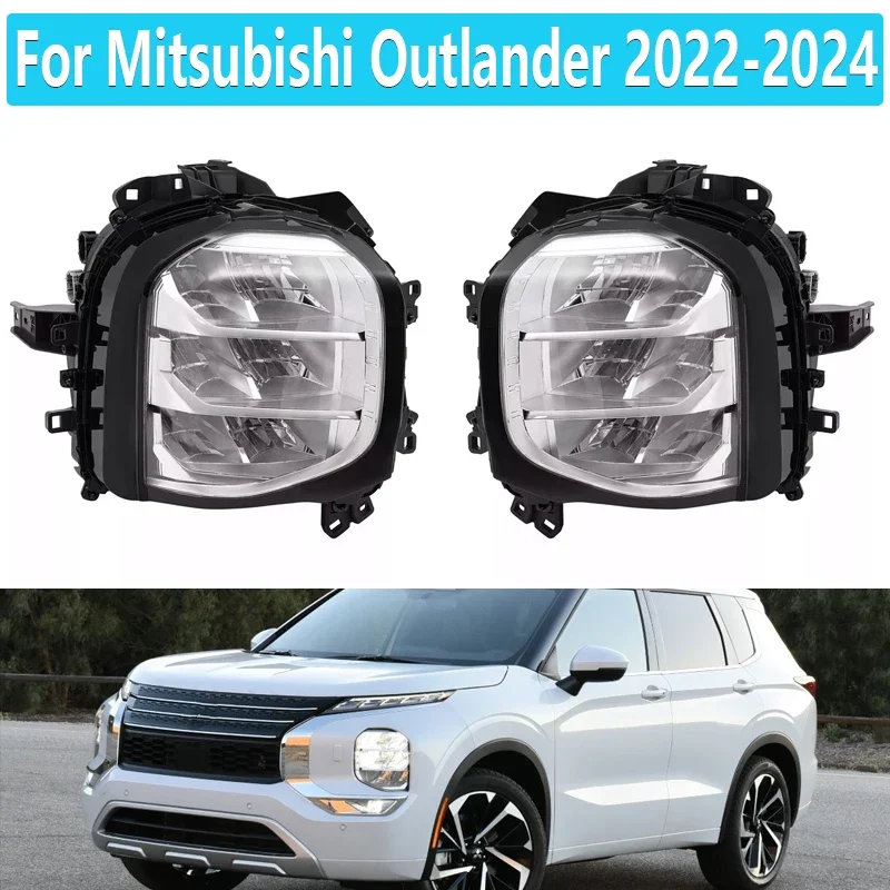 For Mitsubishi Outlander 2022-2024 LED Fog Light Car Front Bumper Turn Signal Lamp Headlight Assembly 8301D812 8301D811