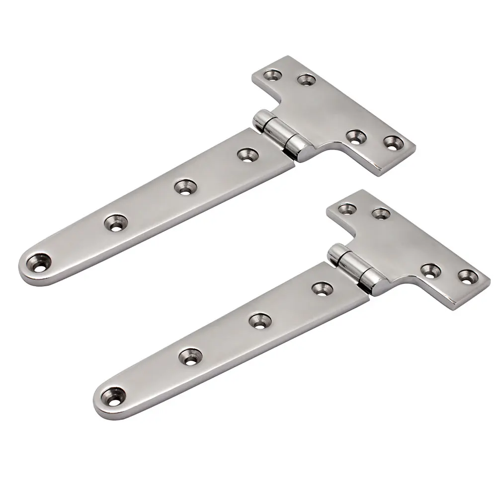 2 Pieces of 316 SS Marine Grade Heavy Duty T Hinge 8'' x 4