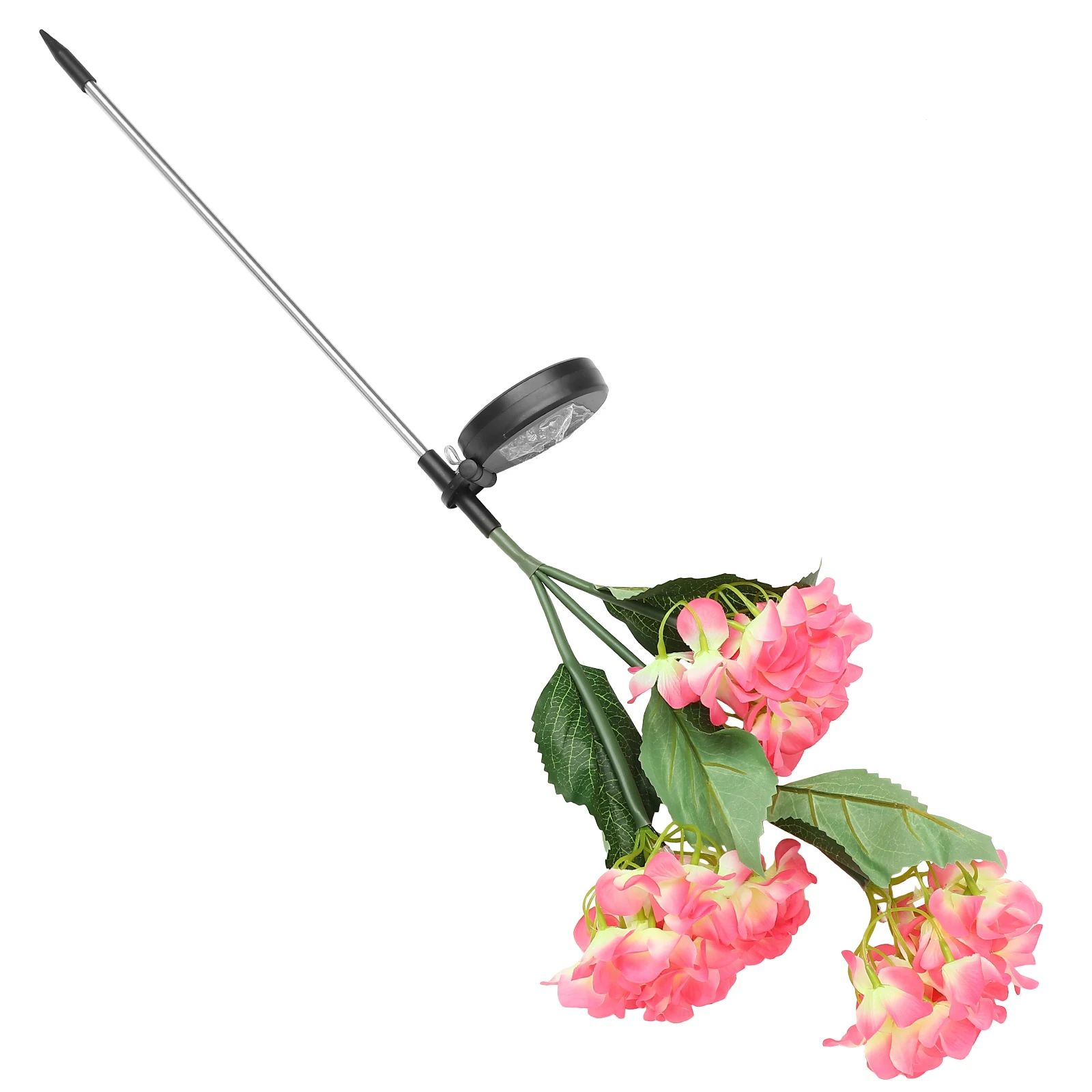 Luci solari per ortensia, impermeabili, flessibili, decorative, da giardino, per esterni, pali da prato, a risparmio energetico