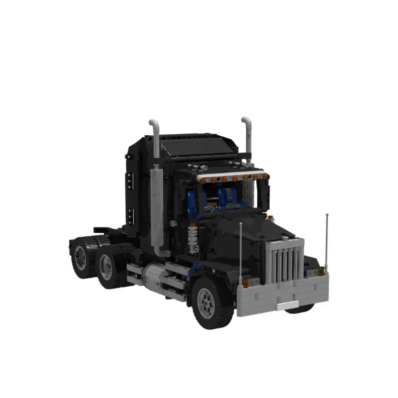 MOC-177028รีโมทคอนโทรลไฟฟ้าAmericanTruck Building Block Model1547ชิ้นส่วนMOCสร้างสรรค์เด็กคริสต์มาสBuildingBlockของเล่น