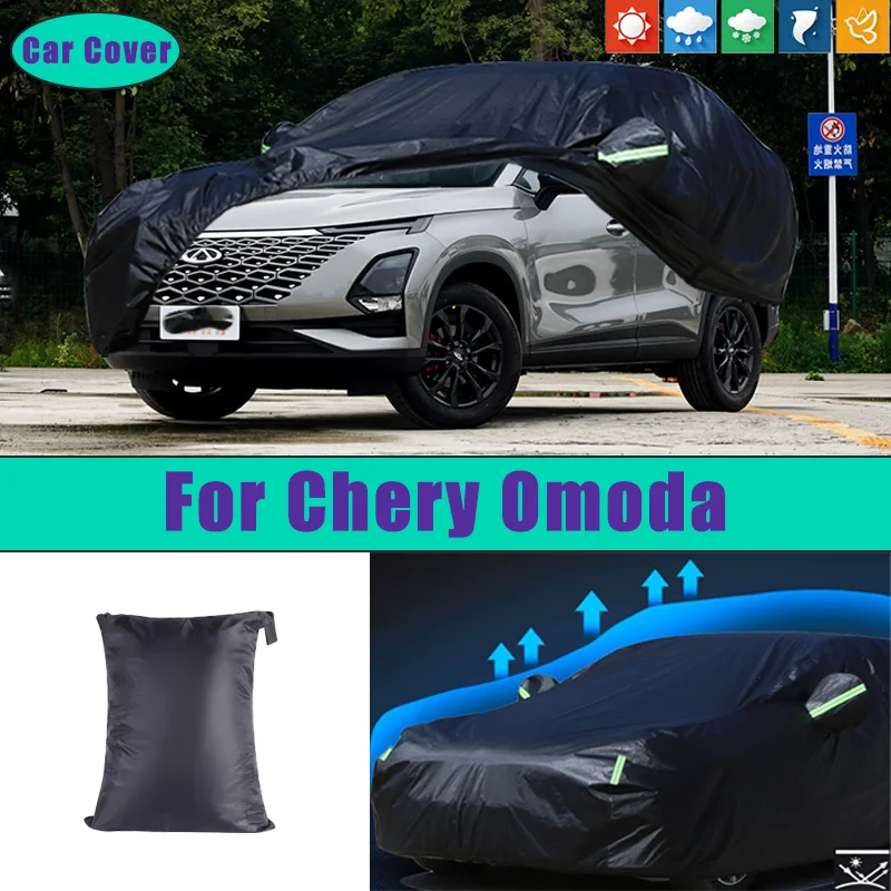 

For Chery Omoda Car Full Outer Covers Outdoor Waterproof Dustproof Sun Rain Snow Protection Exterior Car Accessories