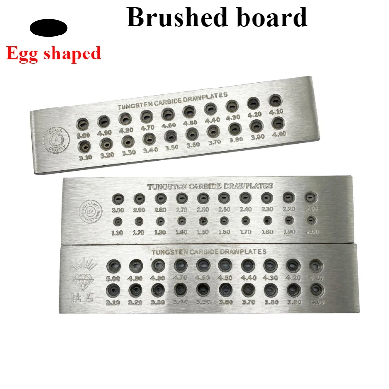 

Tungsten Carbide Wire Drawplates Egg Shaped Shape Wire Drawplate Jewelry Making Tools Jewelry Tools Gold and Silver Wire Drawing